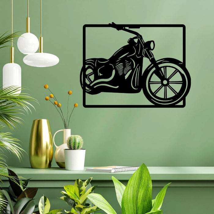 Lovely Bike Metal Wall Art