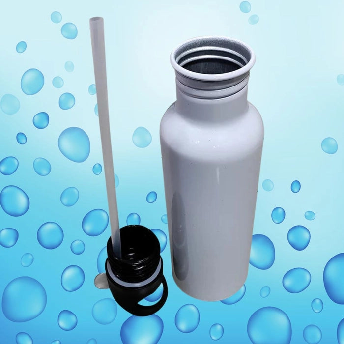 Personalized Insulated Sipper Bottle with Straw