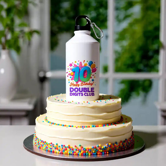 10th Birthday Double Digit Sipper