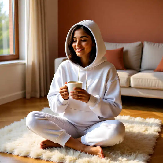 Plain White Oversized Hoodie