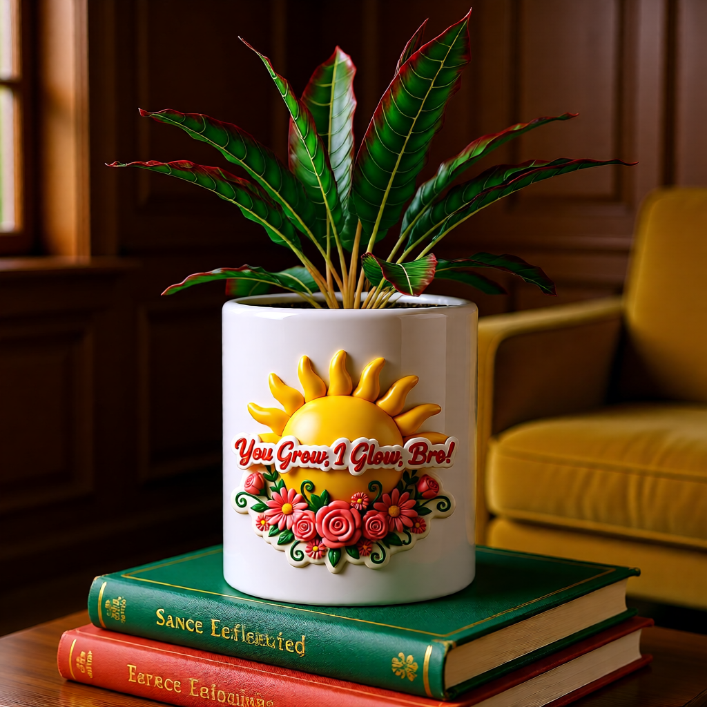 You Grow I Glow Bro Pot