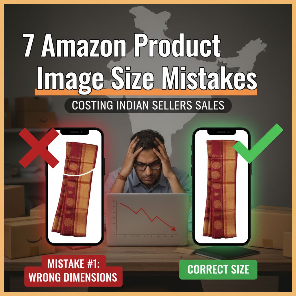 7 Amazon Product Image Size Mistakes Indian Sellers Make (and How to Fix Them)