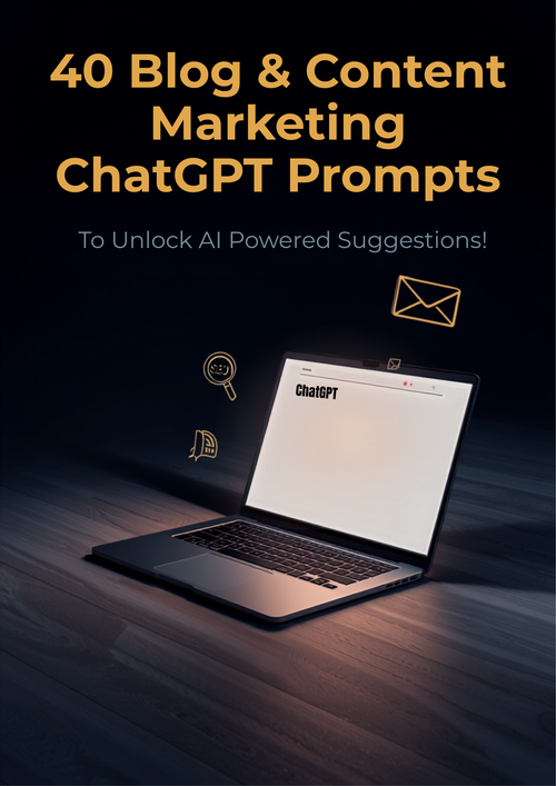 40 Blog & Content Marketing ChatGPT Prompts — cover image