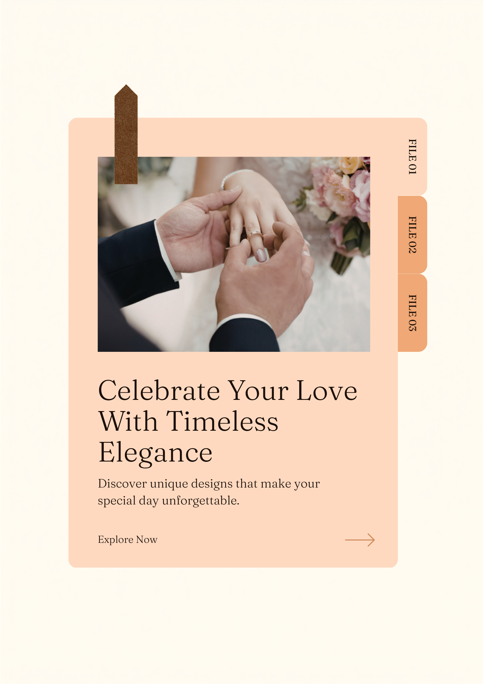 Elegant Wedding Invitation Template preview