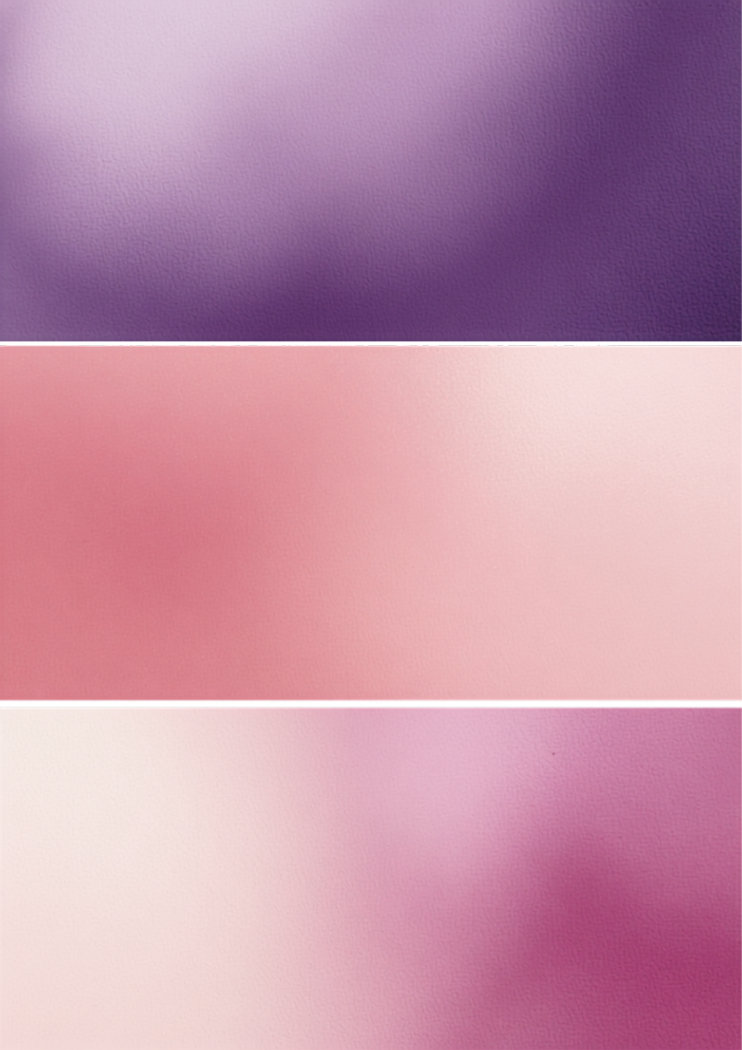 Abstract Gallery Wall Set of 3 Prints — violet pink matching wall art
