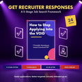 How to Stop Applying Into the Void | 5-Stage Job Search System with 7 Printable Worksheets | Instant Download PDF
