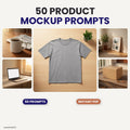 50 Product Mockup AI Art Prompts — Midjourney, DALL-E, Stable Diffusion — Instant Download PDF