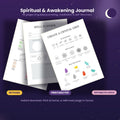 Spiritual & Awakening Journal | 56-Page Printable PDF + Editable Canva Template | Meditation, Chakra, Tarot &amp; Manifestation