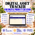 Digital asset tracker for digital product creators: find approved masters and track delivered ZIP versions