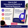 How to Sell Educational Materials &amp; Teaching Resources | 5-Stage System + Sample Resource Spec | Instant Download PDF