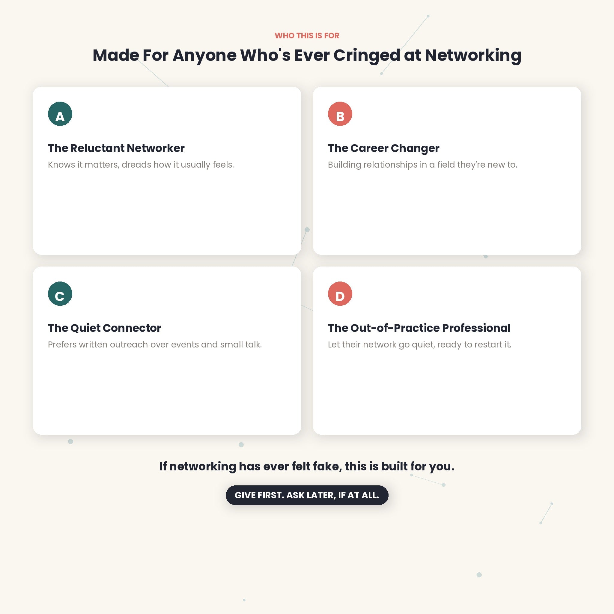 How to Network Without It Feeling Fake | 5-Stage System with 7 Printable Worksheets | Instant Download PDF