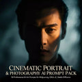 50 Cinematic Portrait & Photography AI Art Prompts — Midjourney, DALL-E, Stable Diffusion — Instant Download PDF