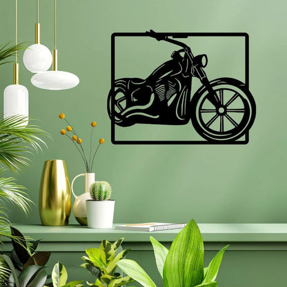 Lovely Bike Metal Wall Art