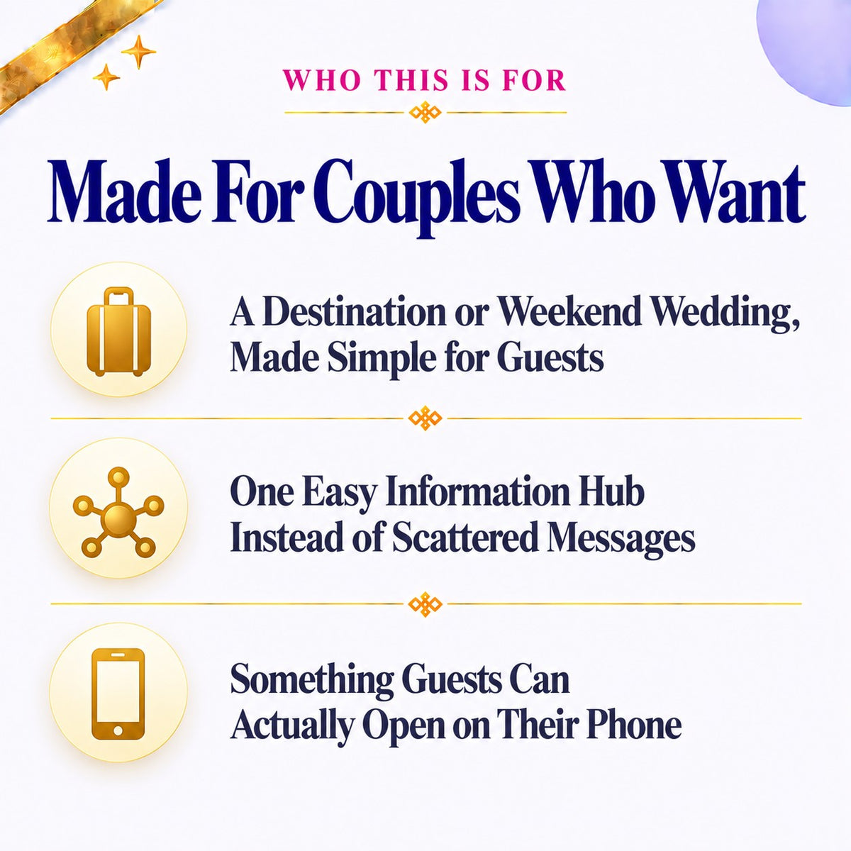 Wedding Itinerary for Guests – 12-Page Editable Canva Template