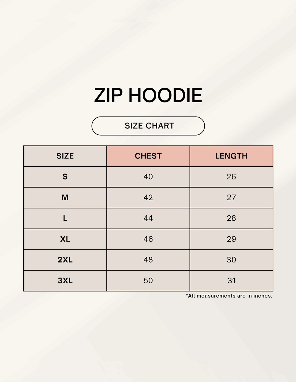 Color_Size Chart