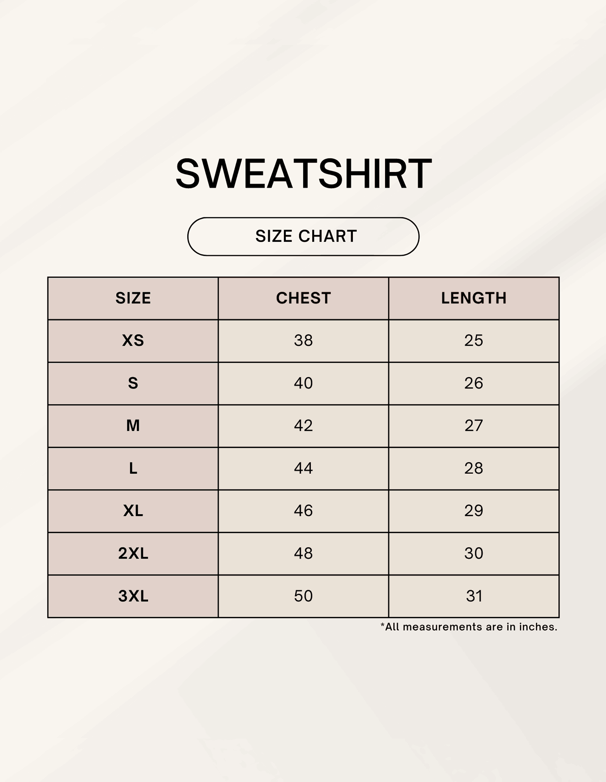 Color_Size Chart
