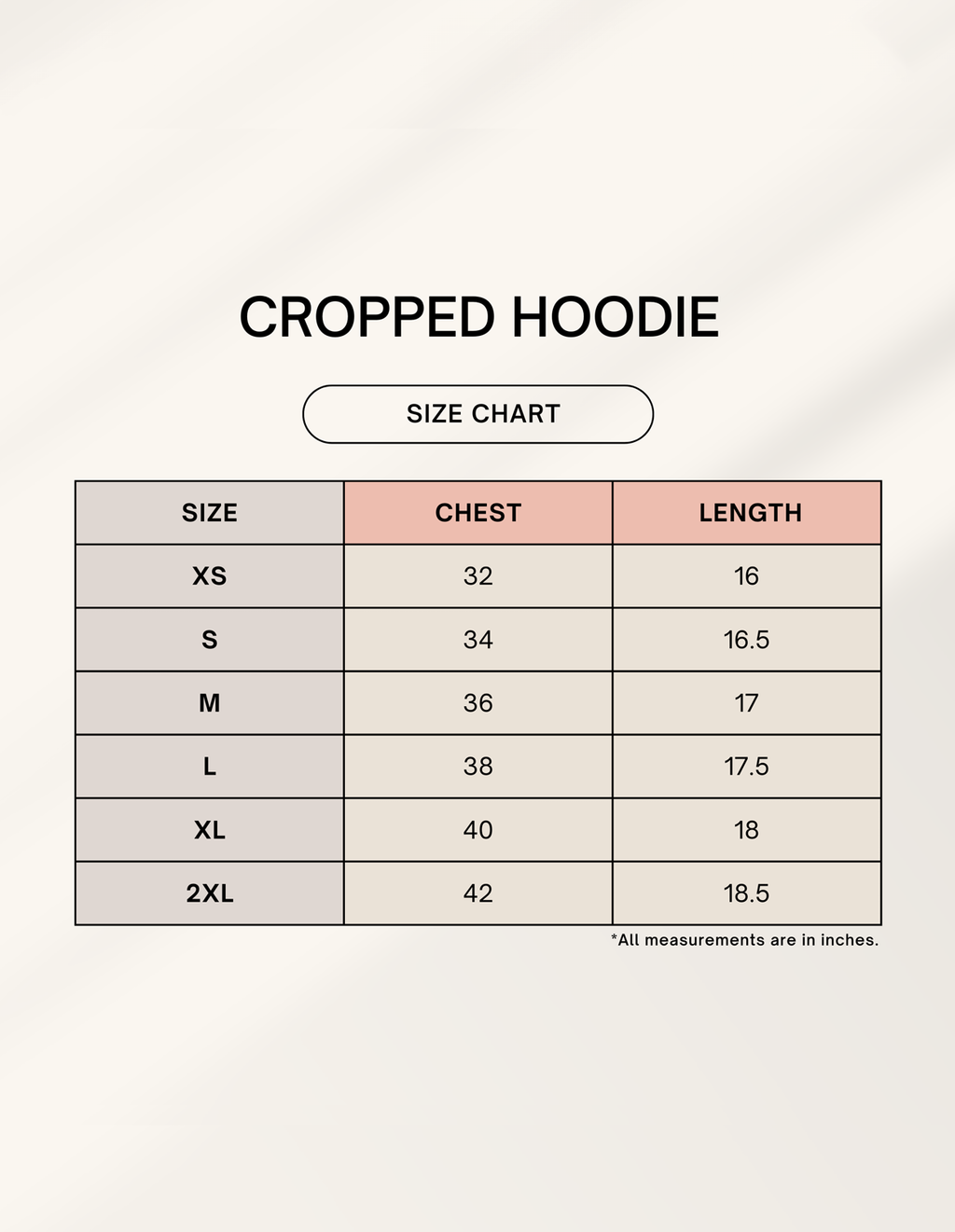 Color_Size Chart