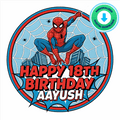 Personalized Happy 18th Birthday Image