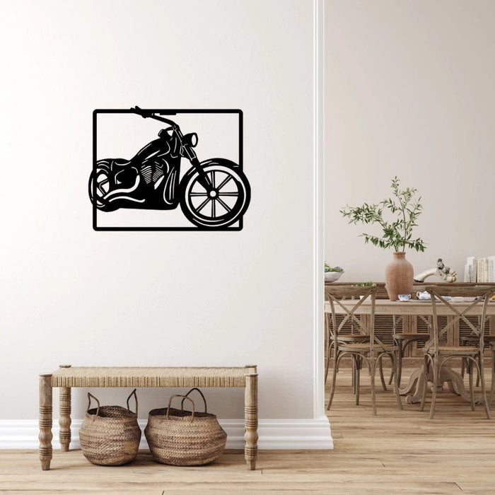 Lovely Bike Metal Wall Art