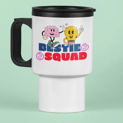 "Bestie Squad" Friendship Special Insulated Tumbler Travel Mug