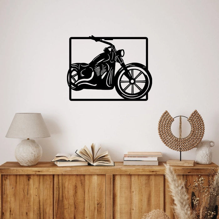 Lovely Bike Metal Wall Art