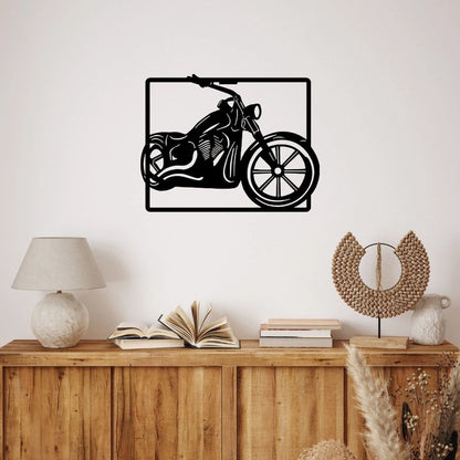 Lovely Bike Metal Wall Art