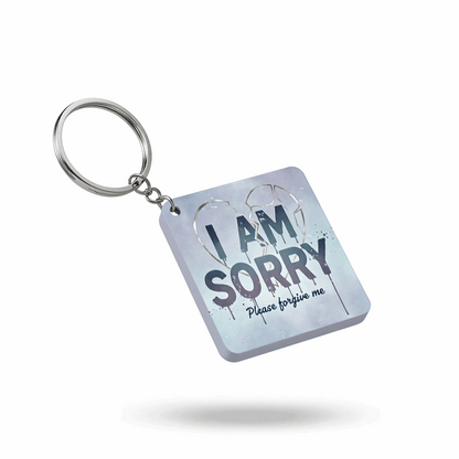 I AM SORRY Keychain
