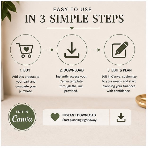 Editable Monthly Budget Planner — Canva Template for Income, Expenses, Bills & Savings