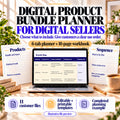 Digital product bundle planner for digital sellers to organise bundle contents and explain the customer use order