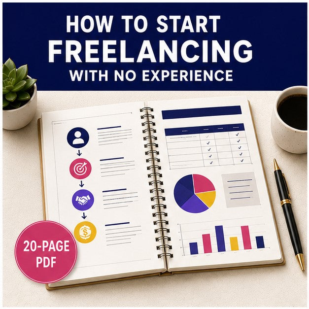 How to Start Freelancing With No Experience | 5-Stage System + Sample Proposal | Instant Download PDF