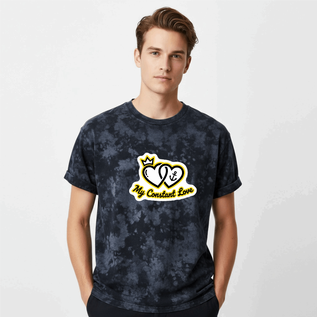 My Constant Love Unisex Acid Washed Oversized Tee