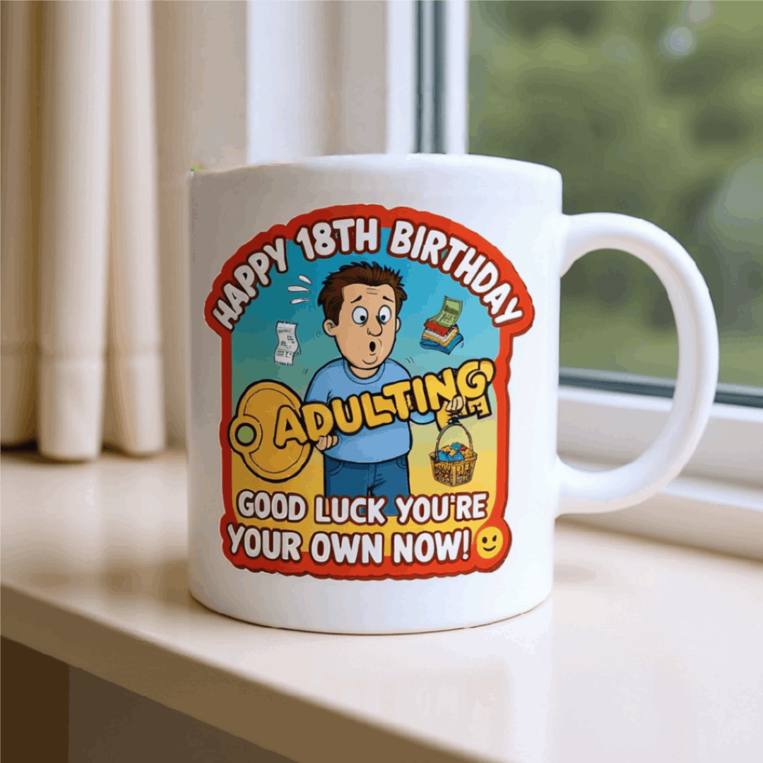 Happy 18th Birthday White Coffee Mug