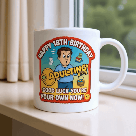 Happy 18th Birthday White Coffee Mug