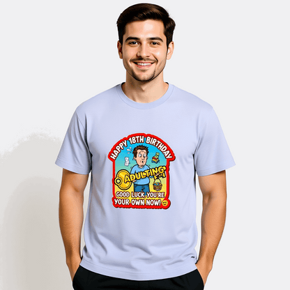 Unisex Oversized T Shirt Eighteenth Birthday Gift Trendy