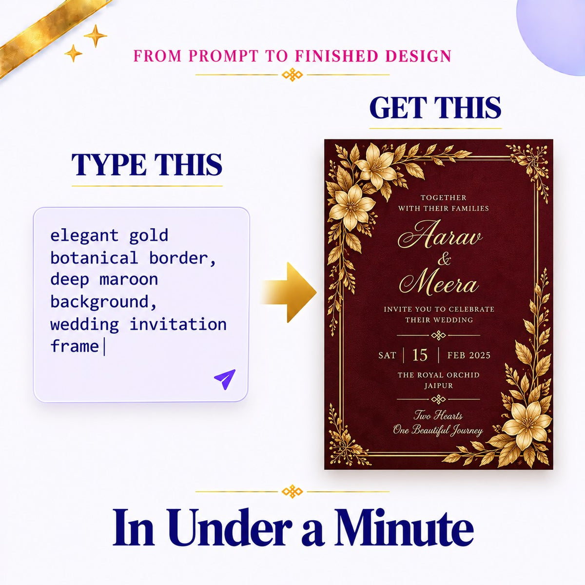 AI Prompts to Generate Your Wedding Invitation in Canva | 24 Magic Media Prompts | Instant Download PDF