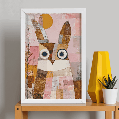 Boho Collage Framed Poster