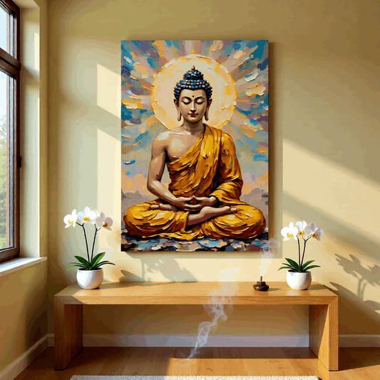Serene Buddha Canvas Wall Art