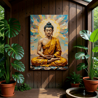 Serene Buddha Canvas Wall Art