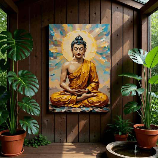 Serene Buddha Canvas Wall Art