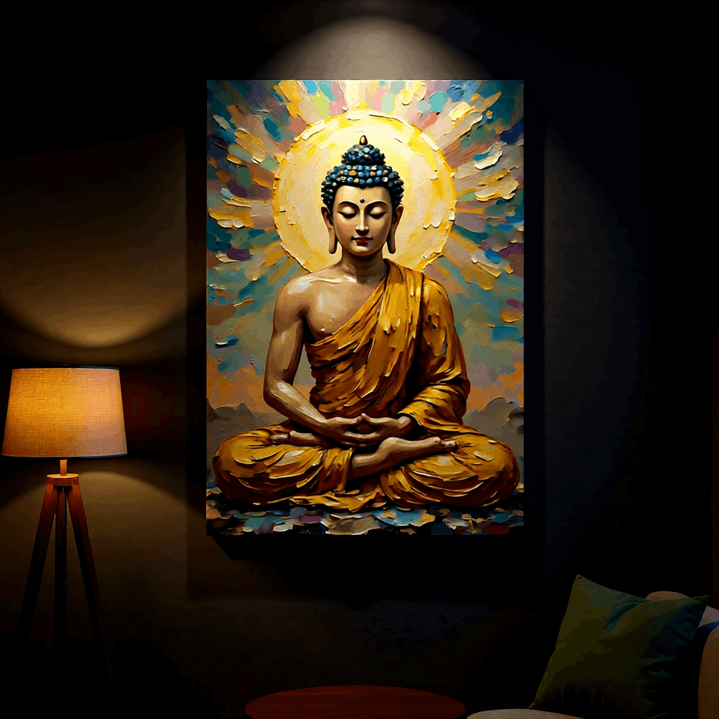 Serene Buddha Canvas Wall Art