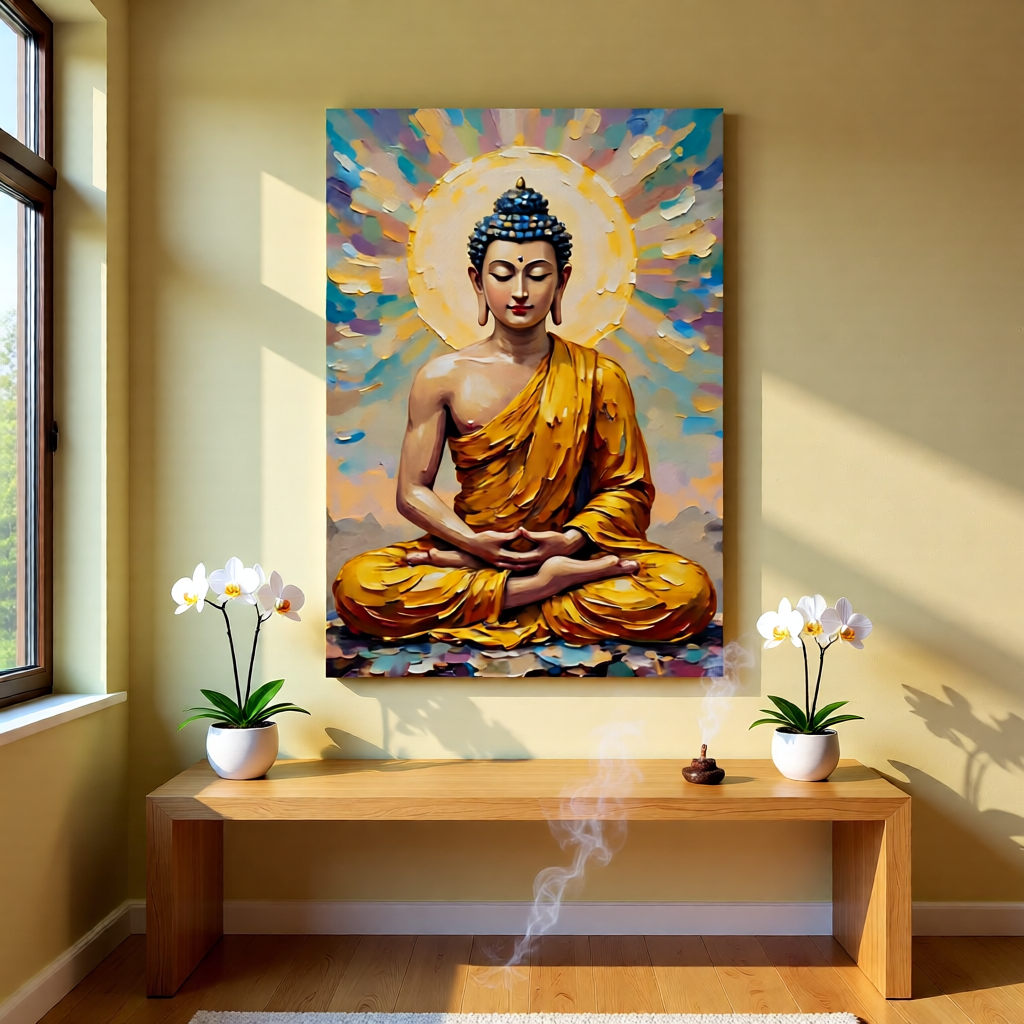 Serene Buddha Canvas Wall Art