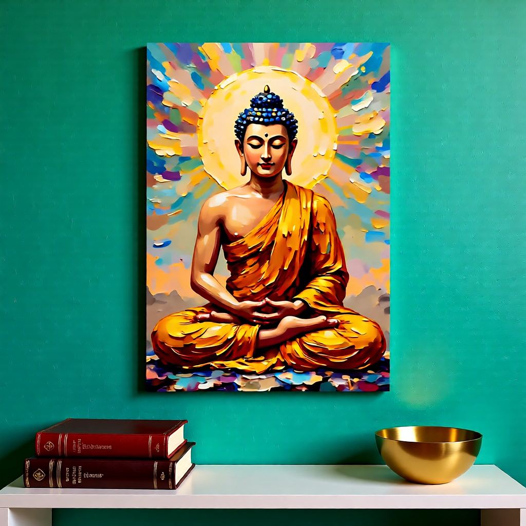 Serene Buddha Canvas Wall Art