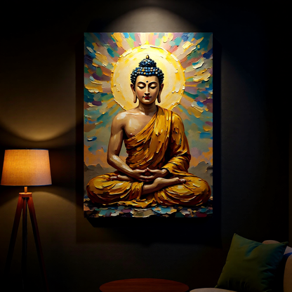 Serene Buddha Canvas Wall Art