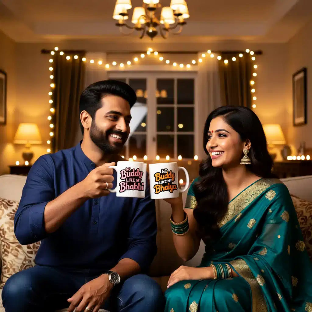 No Buddy Like Bhaiya & Bhabhi Mugs