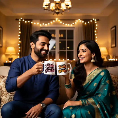 No Buddy Like Bhaiya & Bhabhi Mugs