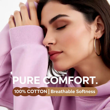 Trendy Cropped Cotton Hoodie