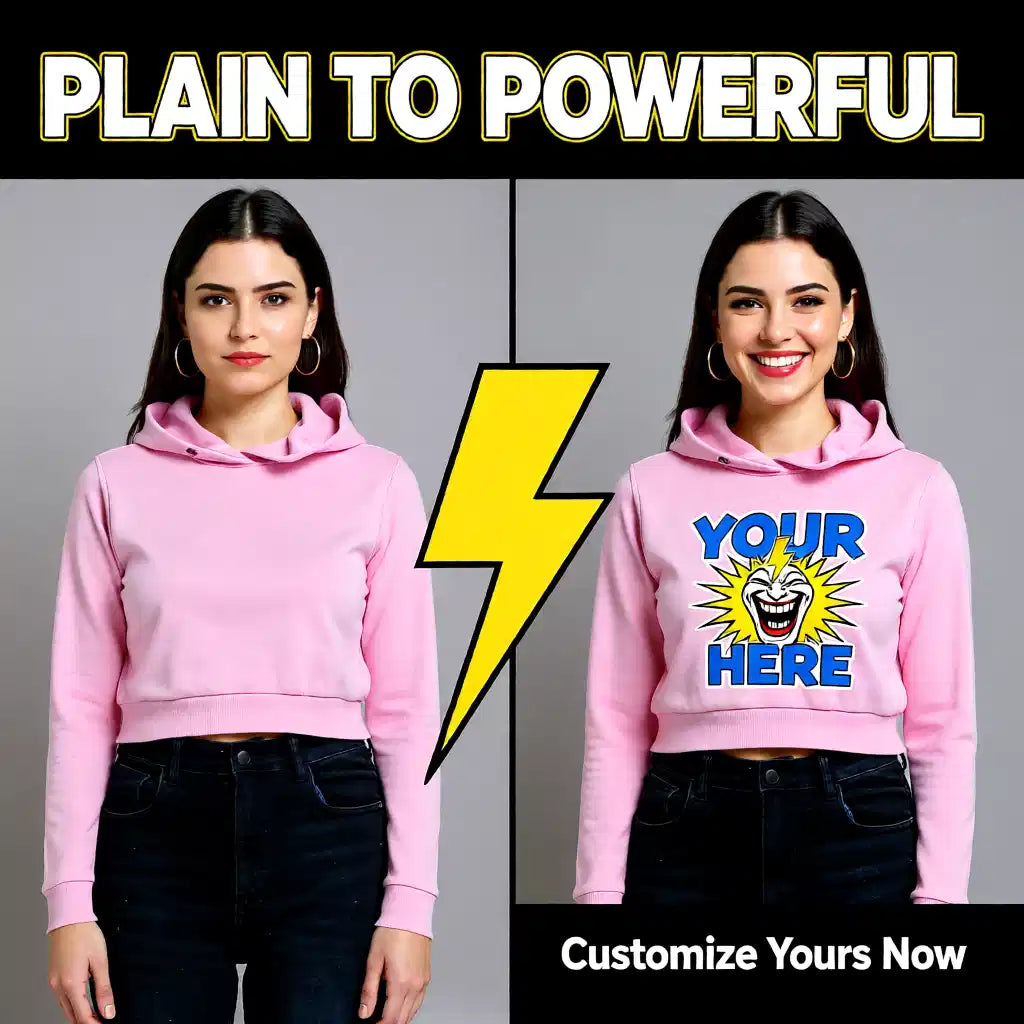 Personalized Crop Hoodie