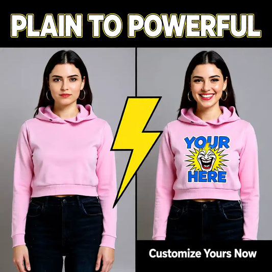 Personalized Crop Hoodie