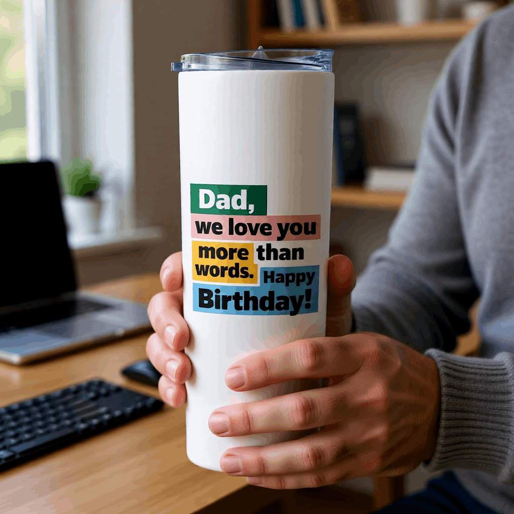 Love You Dad Tumbler