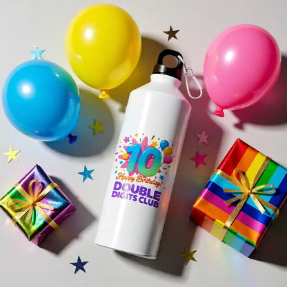 10th Birthday Double Digit Sipper